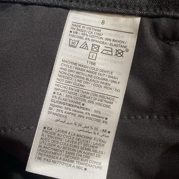 old navy High rise split hem pixie dark Heath - Picture 5 of 6